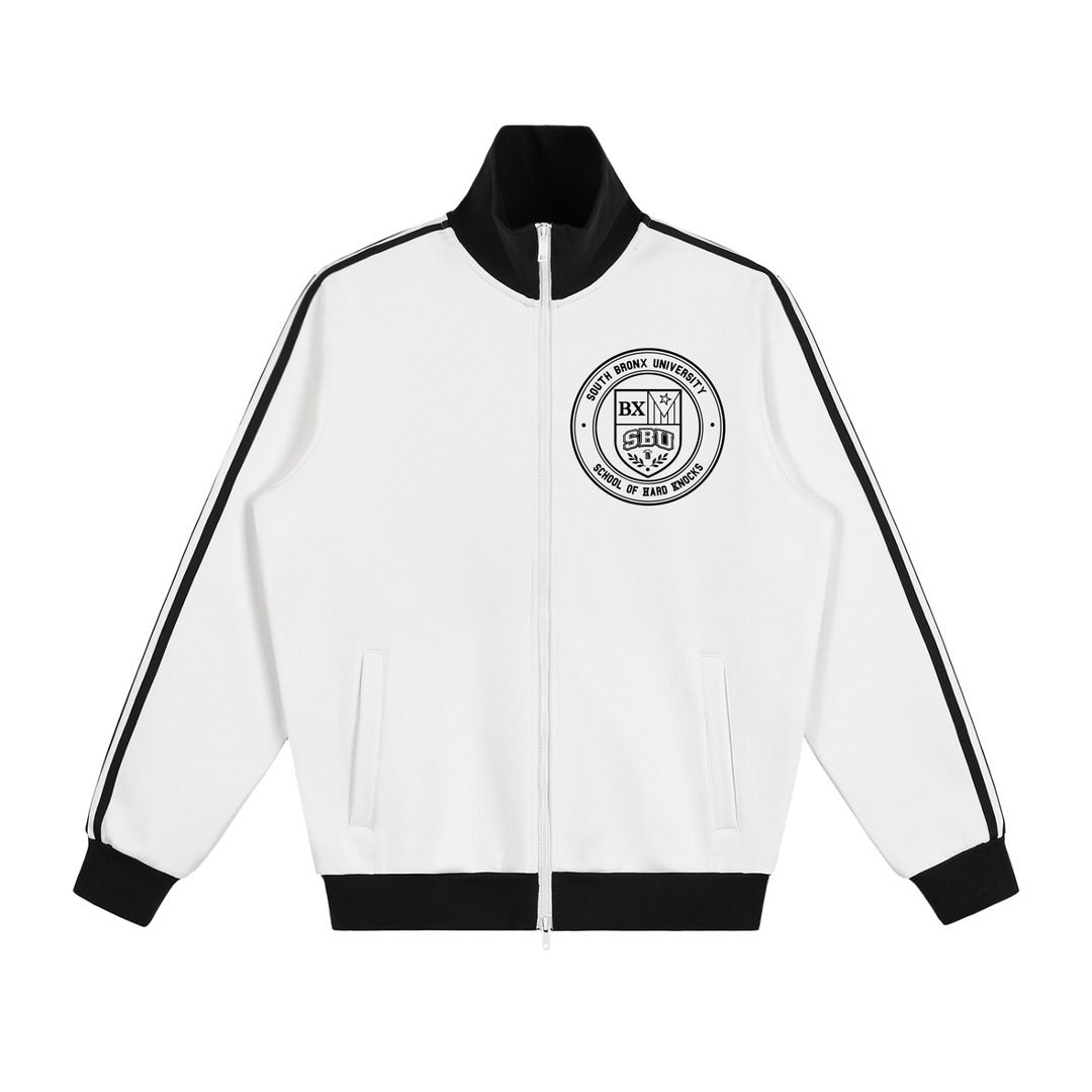 South Bronx University Contrast Side Stripe Fleece Track Jacket