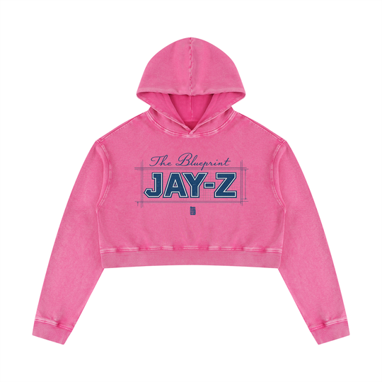 BX x BK 30th Anniversary Mineral Wash Crop Hoodie by Bronx Native — BX x BK 30th Anniversary Stadium Series product image