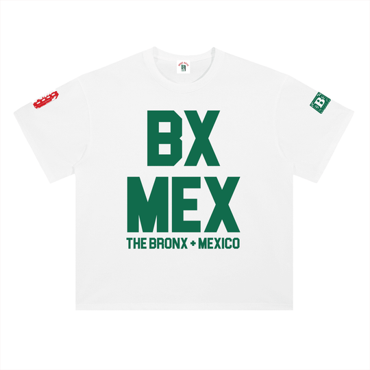 BX Mex Heavyweight Drop Shoulder Cotton T-Shirt by Bronx Native