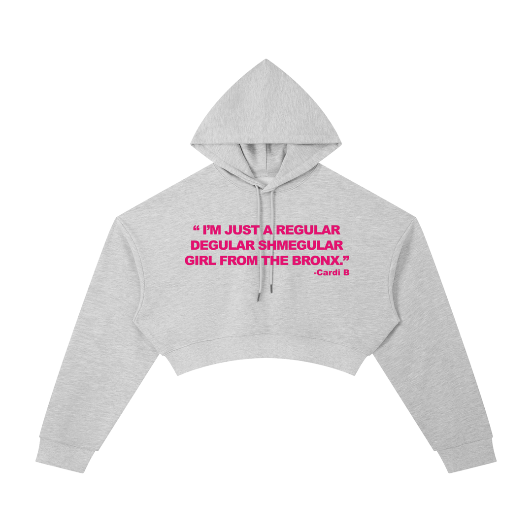 Regular Shmegular Essential Cropped Hoodie