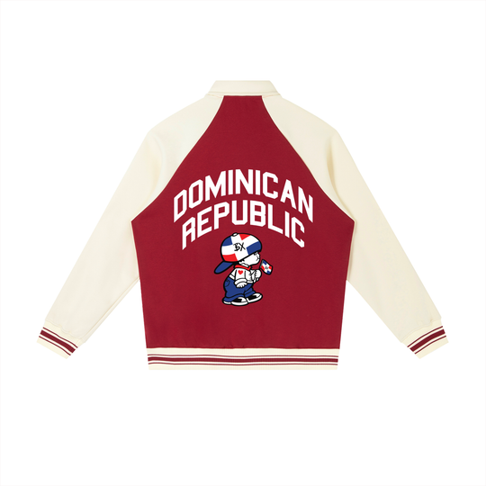 DR Independencde Contrast Raglan Sleeve Baseball Jacket