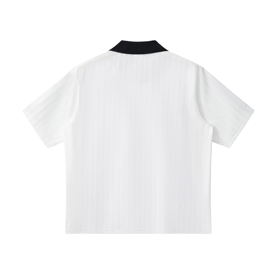 France x Bronx Native Contrast Collar Striped Soccer Jersey product image 2 of 2 by Bronx Native