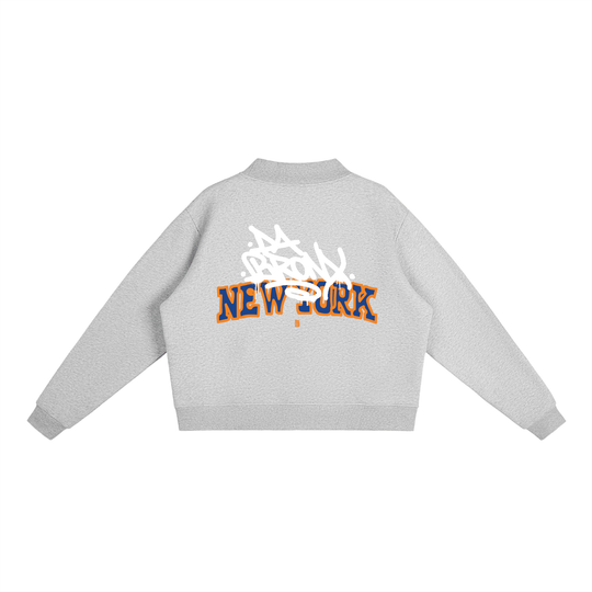 Bronx Basketball 2026 Playoff Edition Women's Essential Fleece Crew Sweatshirt by Bronx Native