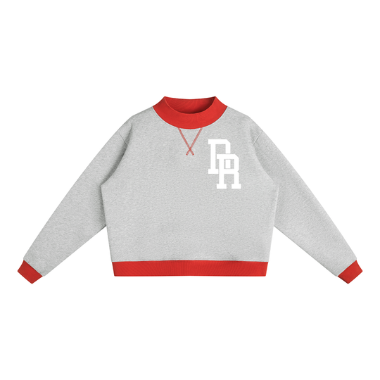Dominican Republic Women’s Mock Neck Crewneck Sweatshirt