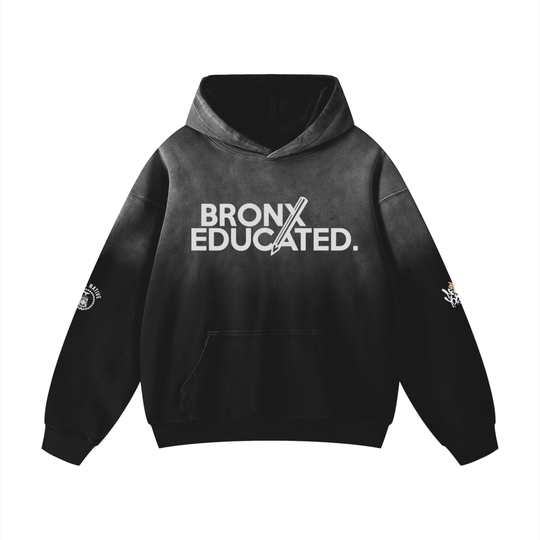 Bronx Educated Heavyweight Sunfade Oversized Hoodie