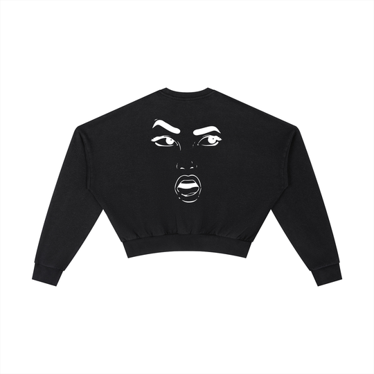 Regular Shmegular Vintage Washed Cropped Sweatshirt