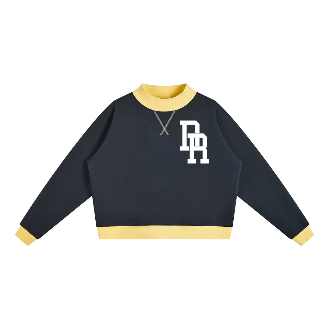 Dominican Republic Women’s Mock Neck Crewneck Sweatshirt