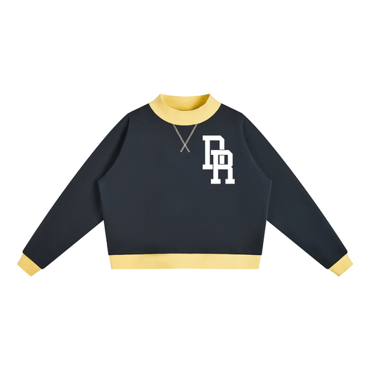Dominican Republic Women’s Mock Neck Crewneck Sweatshirt