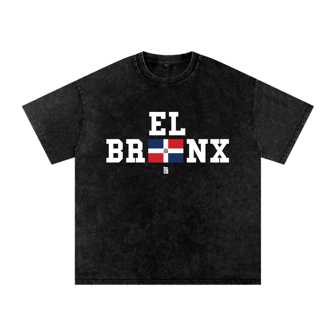 The Bronx (DR) Snow Washed Oversized Cotton T-Shirt
