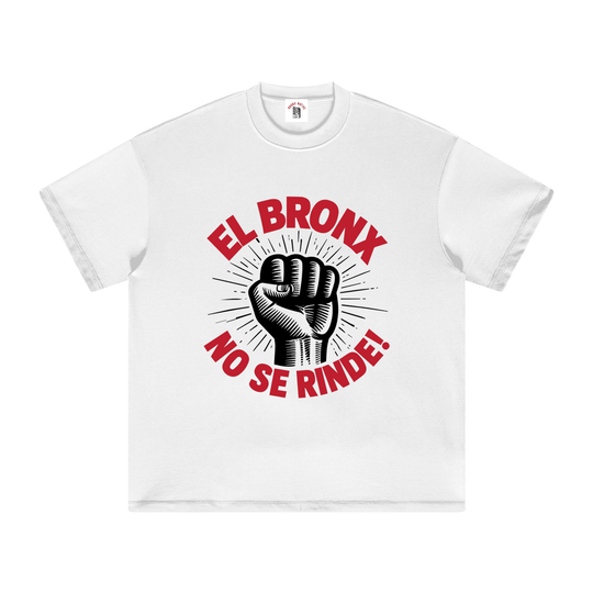 El Bronx No Se Rinde! Heavyweight Earth Tone T-Shirt by Bronx Native