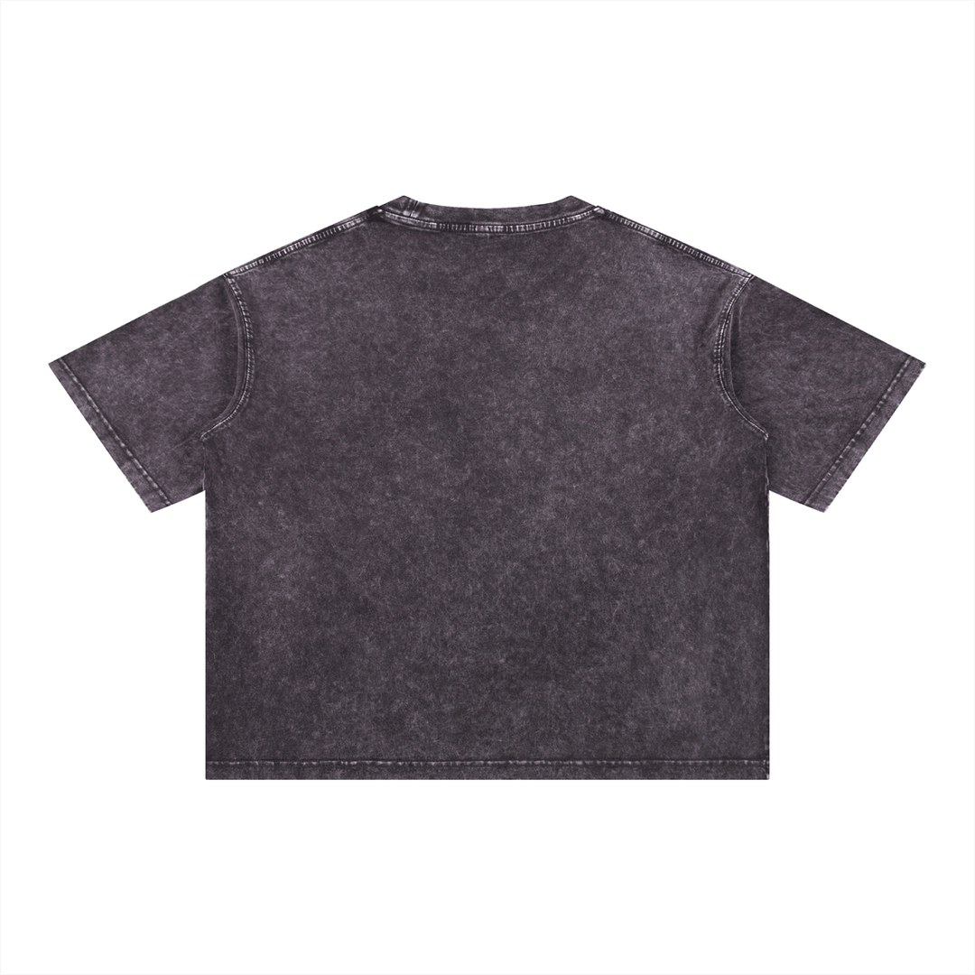 Boogie Down My City Mineral Wash Boxy Cotton T-Shirt by Bronx Native for New York summer