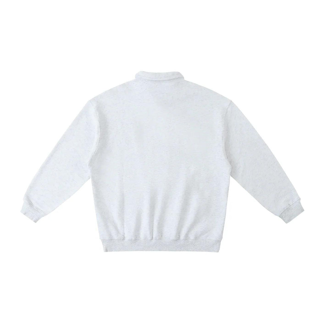 Quarter Waters Heavyweight Polo-Collar Sweatshirt