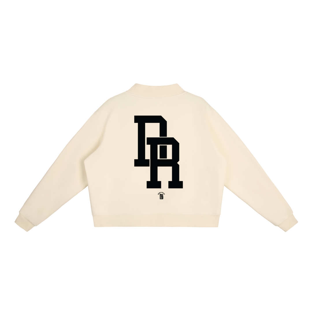 Dominican Republic Essential Fleece Mock-Neck Crew Sweatshirt