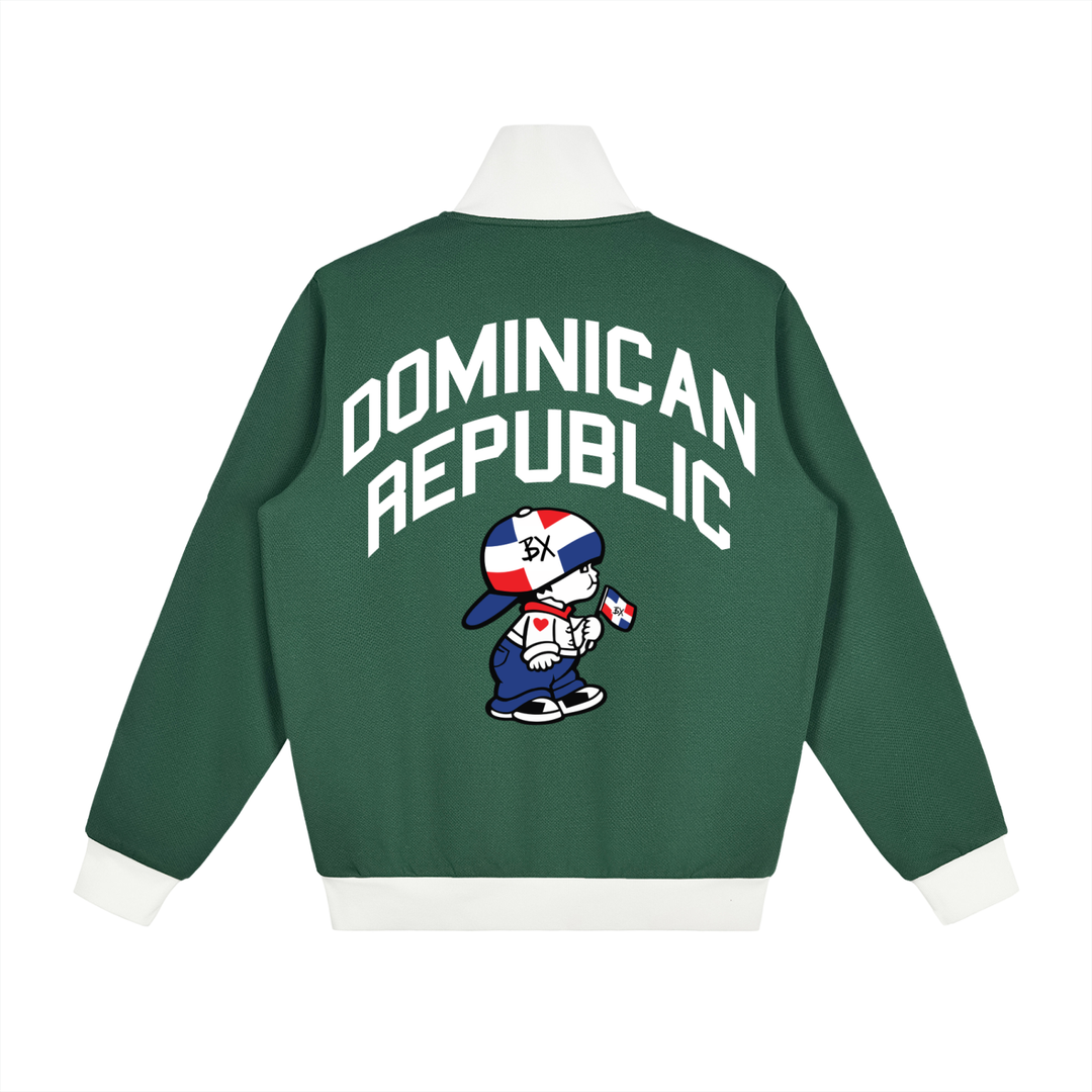 DR Independence Contrast Side Stripe Fleece Track Jacket