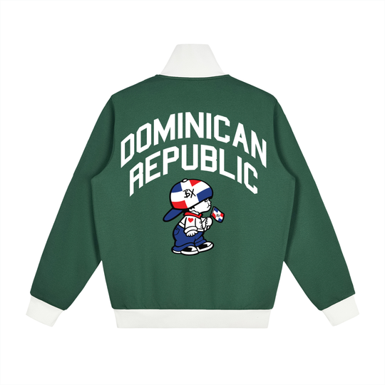 DR Independence Contrast Side Stripe Fleece Track Jacket