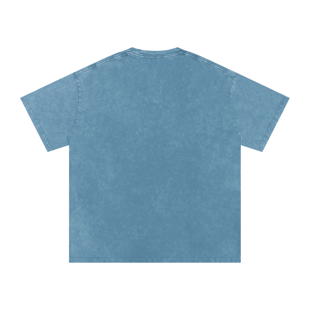 The Bronx Pidgeon Snow Washed Oversized Cotton T-Shirt