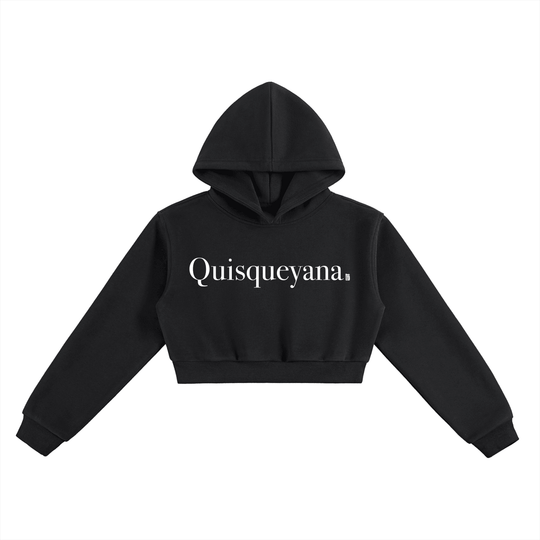 Quisqueyana Essential Cropped Hoodie