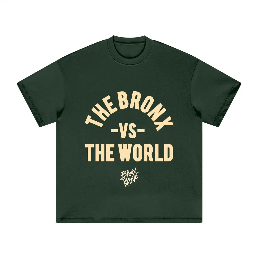 The Bronx vs The World Heavyweight Earth Tone T-Shirt by Bronx Native