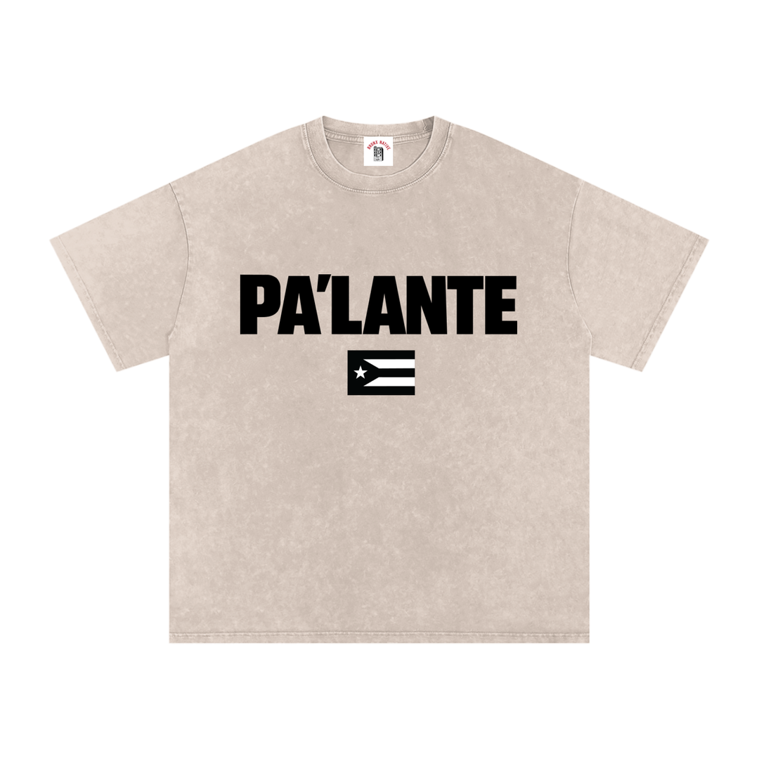 Pa'lante PR Edition Snow Washed Oversized Cotton T-Shirt
