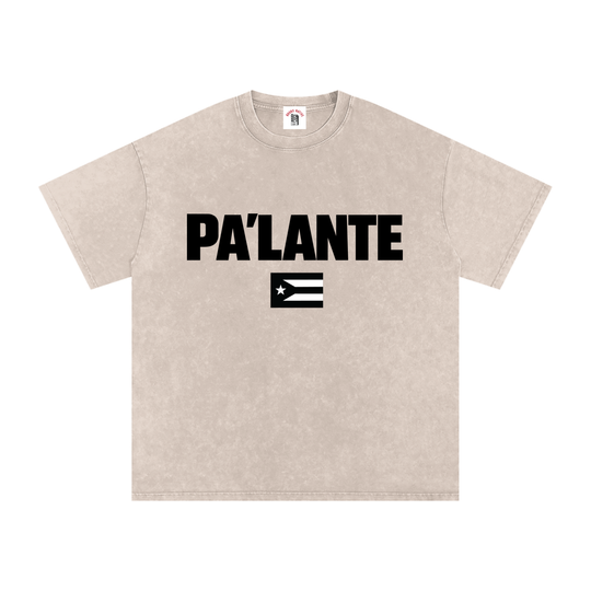 Pa'lante PR Edition Snow Washed Oversized Cotton T-Shirt