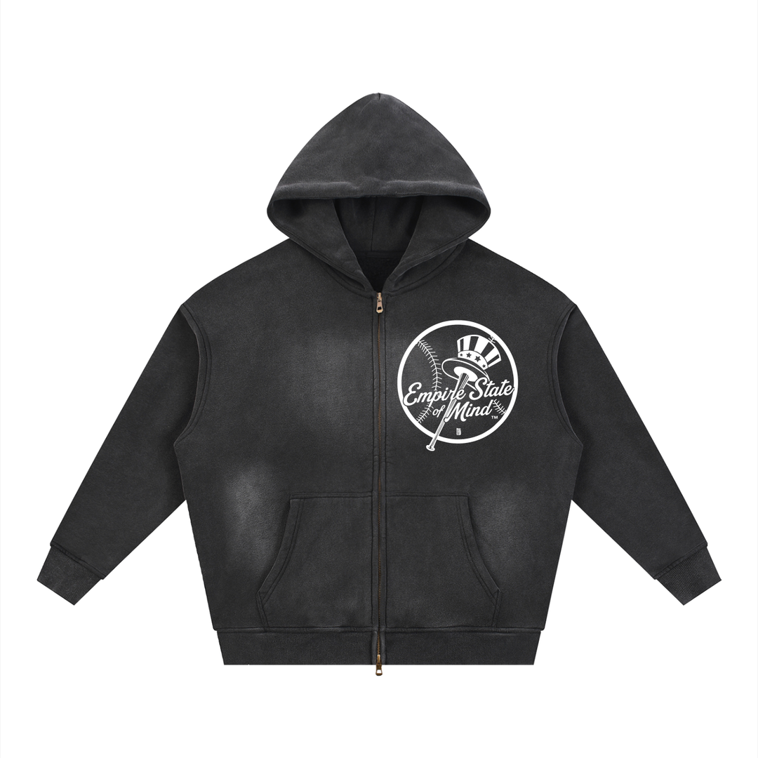 BX x BK 30th Anniversary Sunfade Zip Hoodie by Bronx Native — BX x BK 30th Anniversary Stadium Series product image