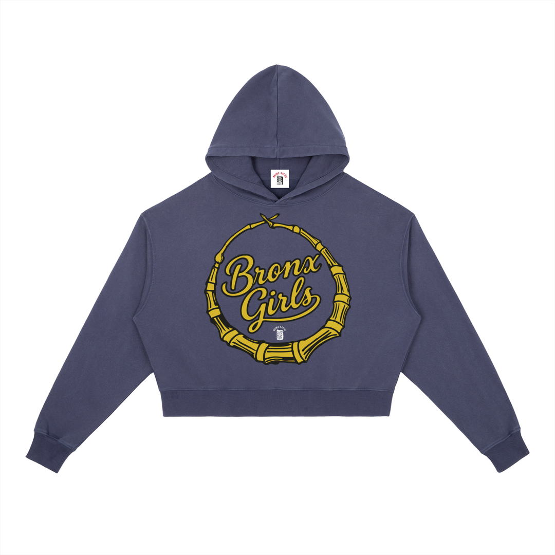 Bronx Girls Hoop Vintage Washed Heavyweight Hoodie