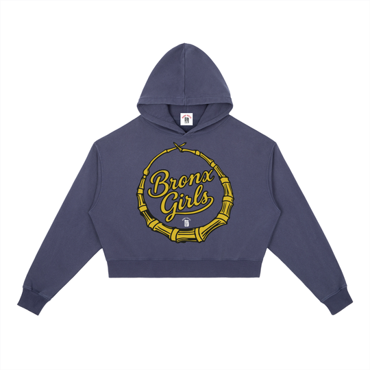Bronx Girls Hoop Vintage Washed Heavyweight Hoodie