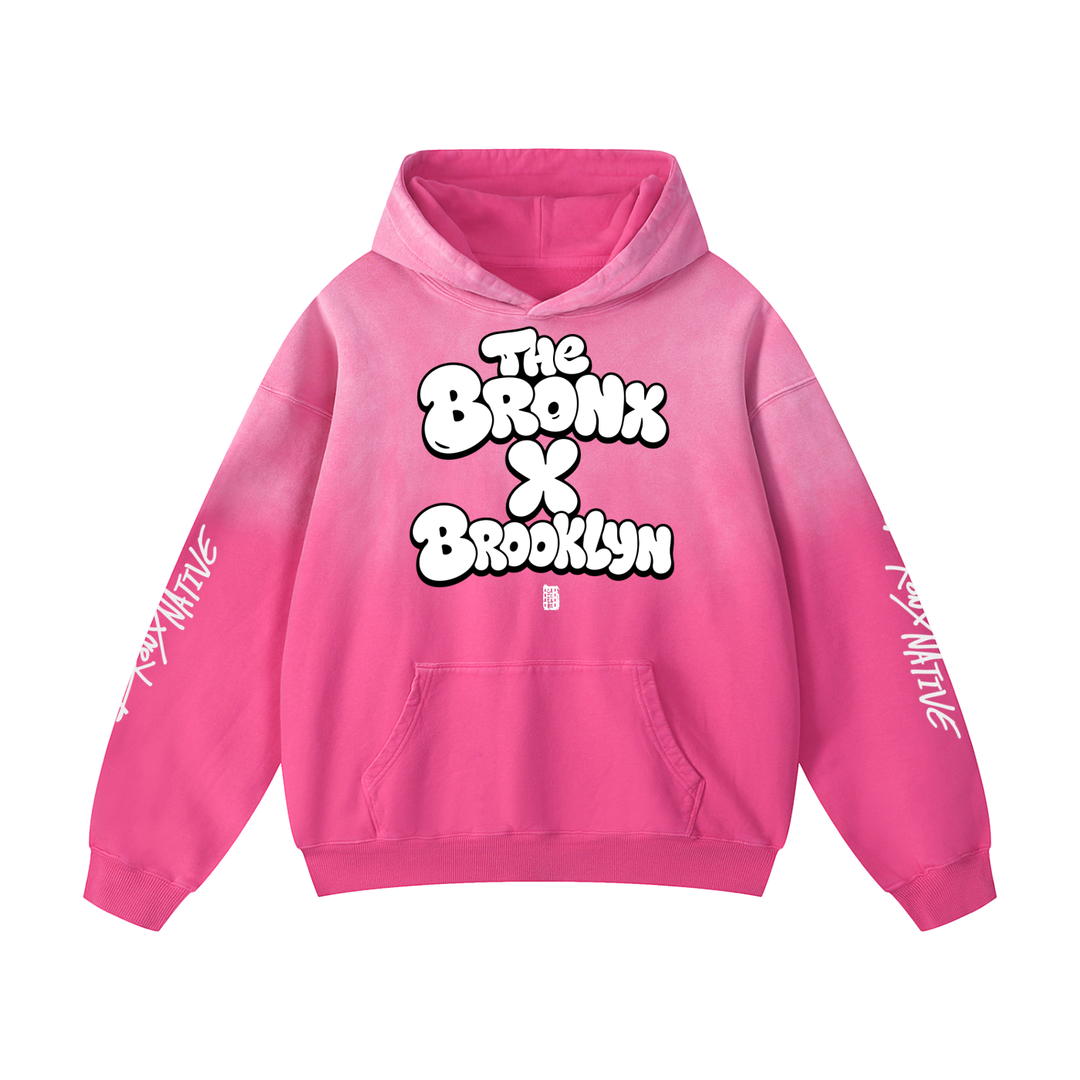 The Bronx x Brooklyn Heavyweight Sunfade Oversized Hoodie