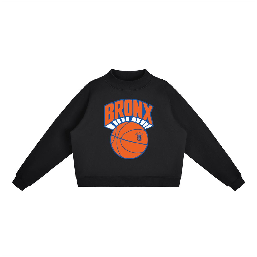 Bronx Basketball 2026 Playoff Edition Women's Essential Fleece Crew Sweatshirt by Bronx Native