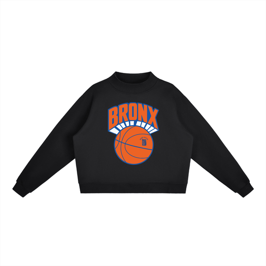 Bronx Basketball 2026 Playoff Edition Women's Essential Fleece Crew Sweatshirt by Bronx Native