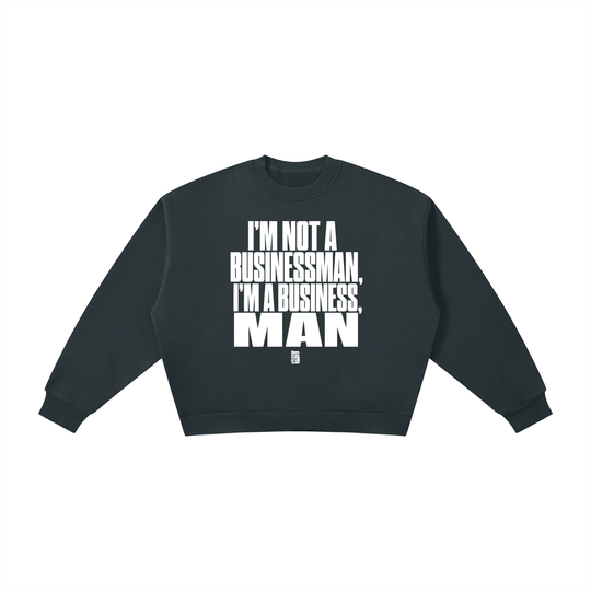 BX x BK 30th Anniversary Boxy Fleece Crewneck by Bronx Native — BX x BK 30th Anniversary Stadium Series product image