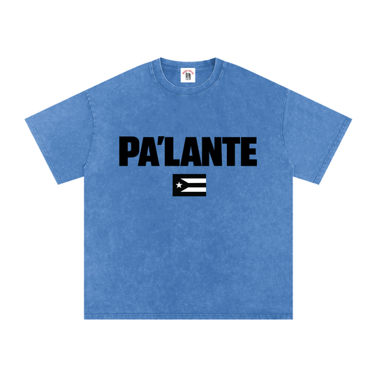Pa'lante PR Edition Snow Washed Oversized Cotton T-Shirt