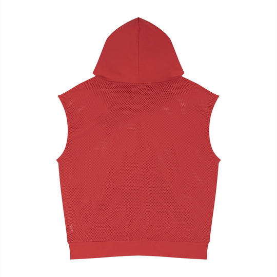 Bronx Summer Panel Mesh Sleeveless Hoodie by Bronx Native — Summer Collection product image