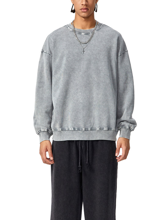 BronXNative Snow Washed Oversized Sweatshirt