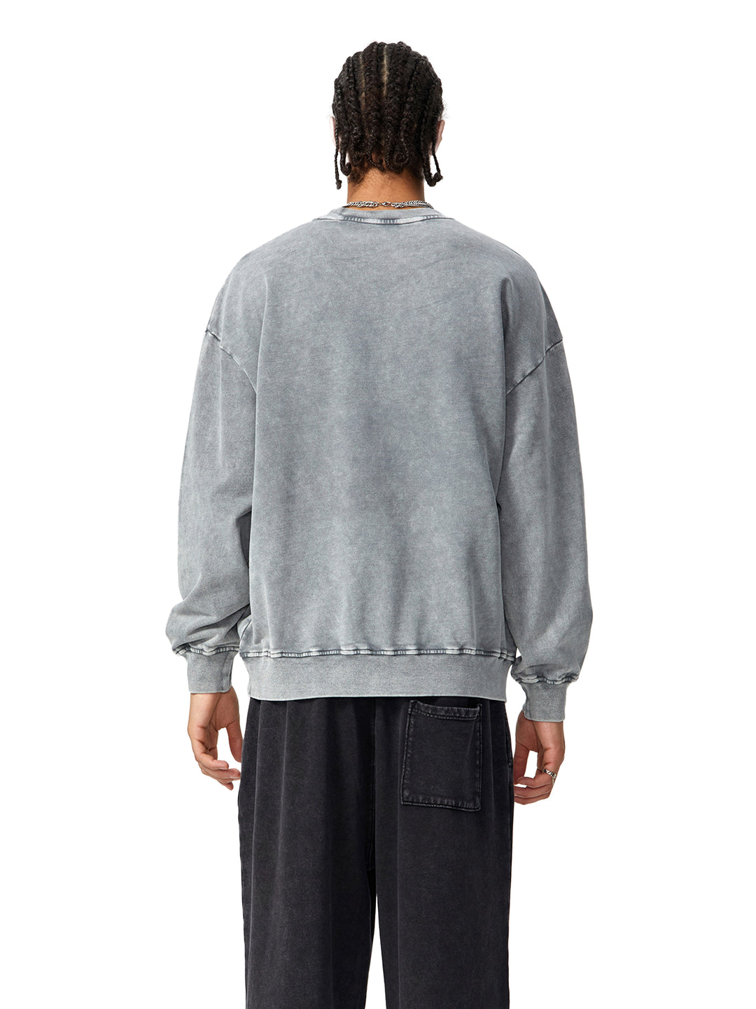 Have a Bronx Day Snow Washed Oversized Sweatshirt