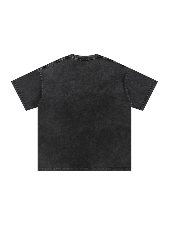 The Bronx Snow Washed Oversized Cotton T-Shirt