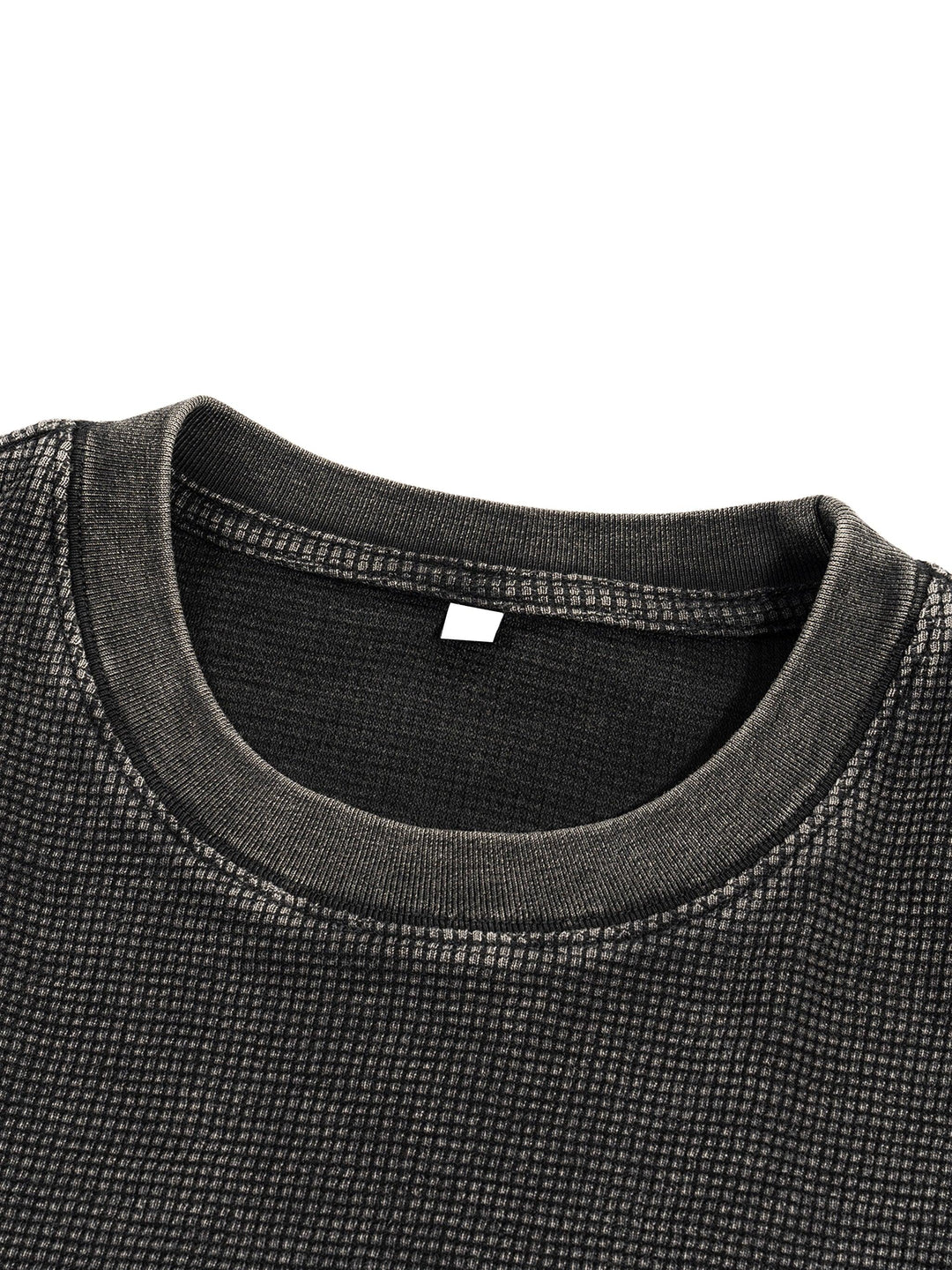 We Outsiode. Textured Waffle Washed Boxy T-Shirt by Bronx Native for New York summer
