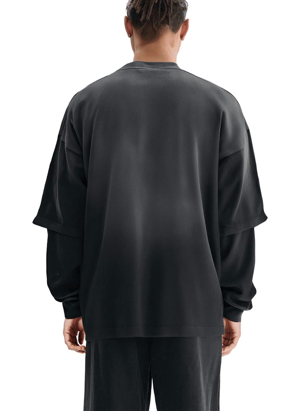 Bronx MAXXing Sunfade Hand-Frayed Faux Two-Piece T-Shirt by Bronx Native for New York summer