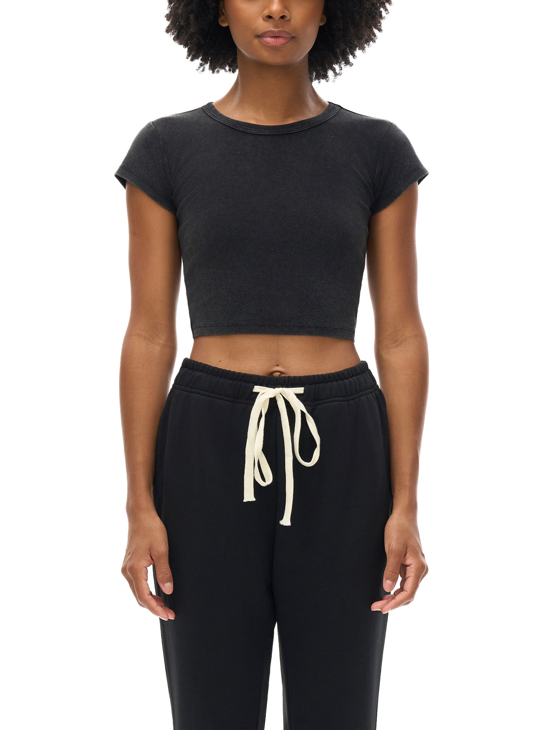 The BR💜NX Be Kind Women's Snow Washed Crop Top