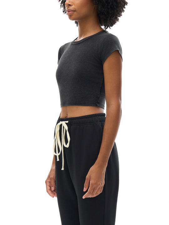 The BR💜NX Be Kind Women's Snow Washed Crop Top