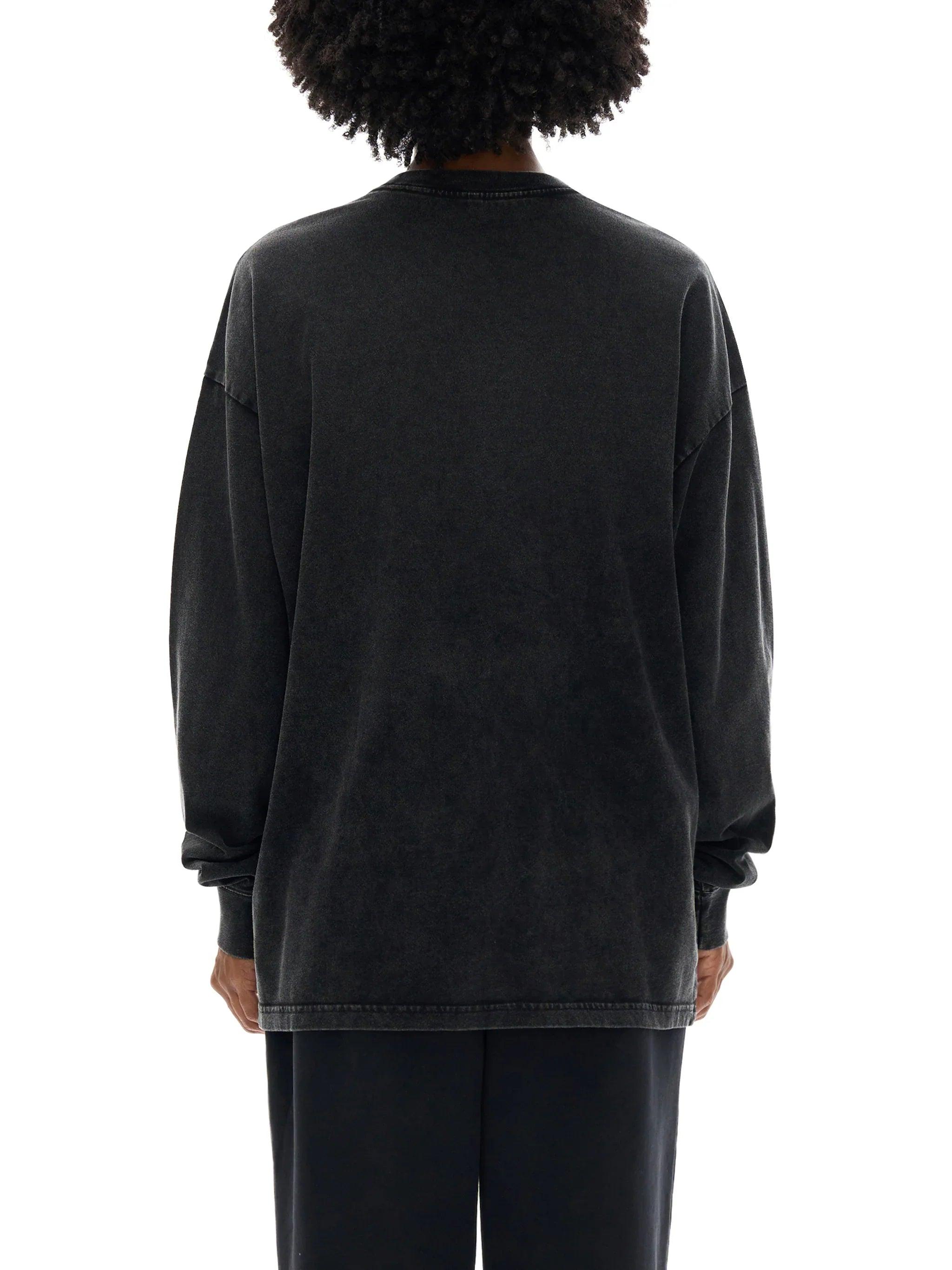 Bronx Native Bodega Ice Acid Wash Oversize Long Sleeve T-Shirt