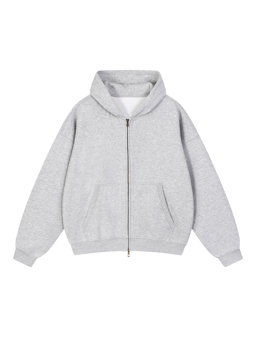 Quarter Ice Essential Oversized Fleece Boxy Hoodie
