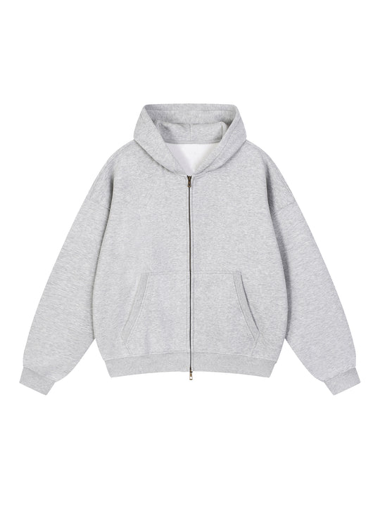 Quarter Ice Essential Oversized Fleece Boxy Hoodie
