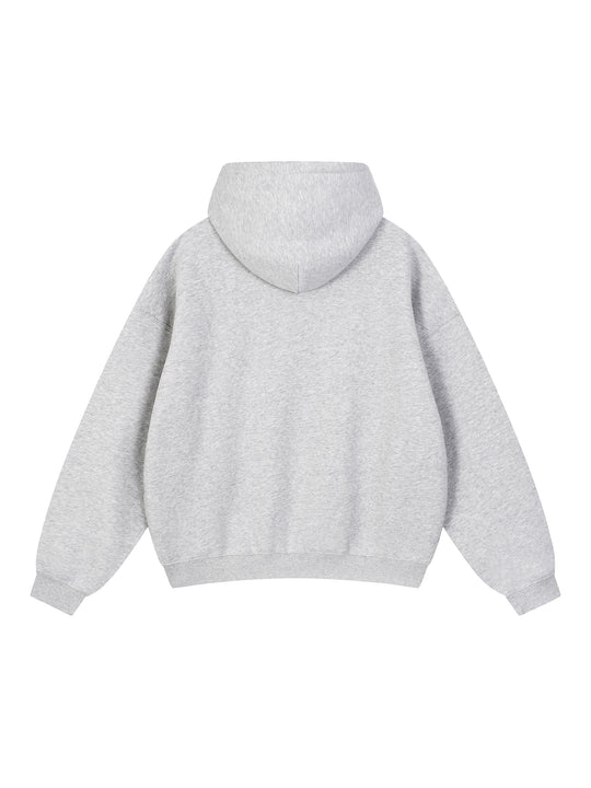 Quarter Ice Essential Oversized Fleece Boxy Hoodie