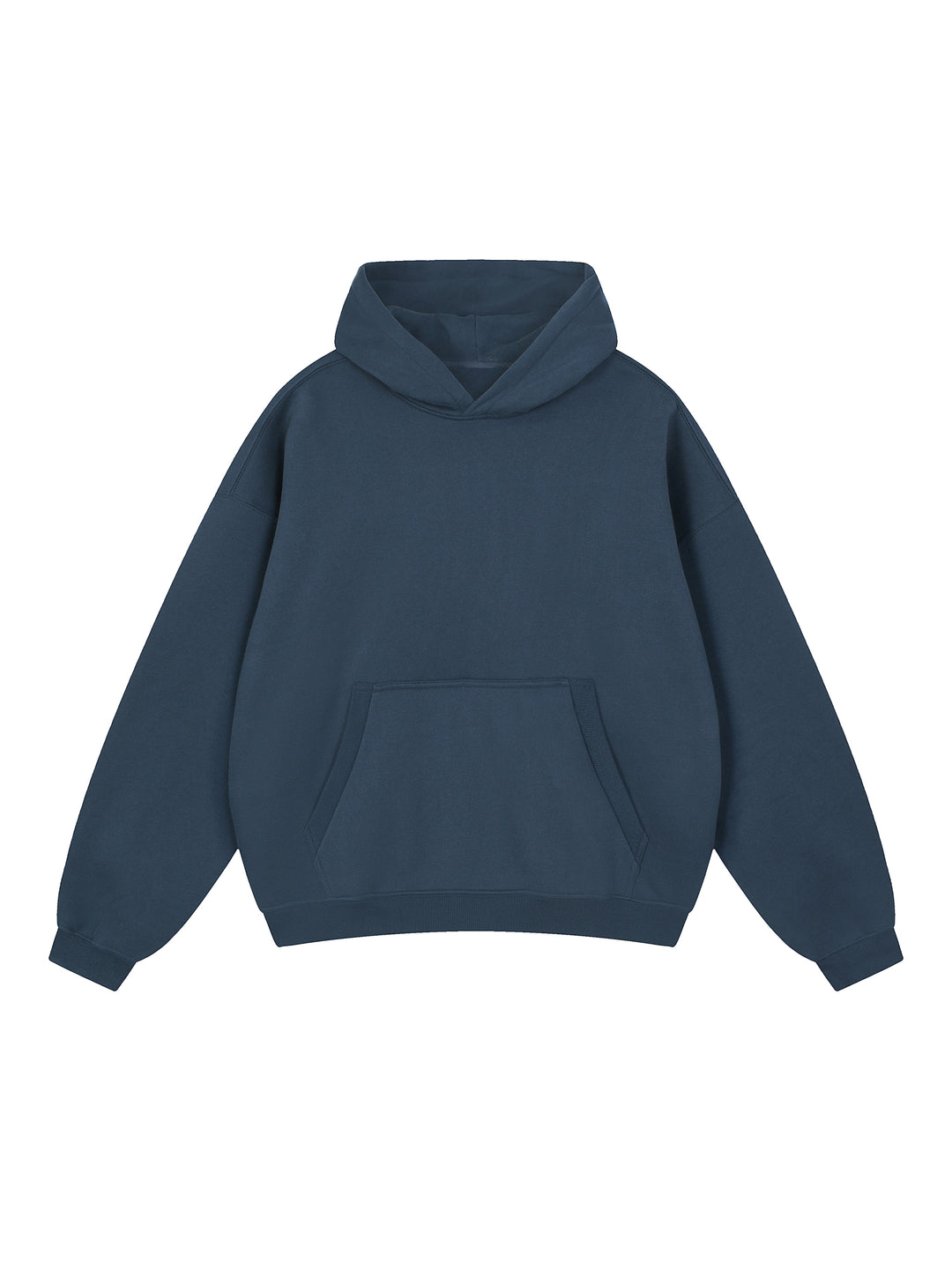 EL BRONX Essential Oversized Boxy Fit Fleece Hoodie