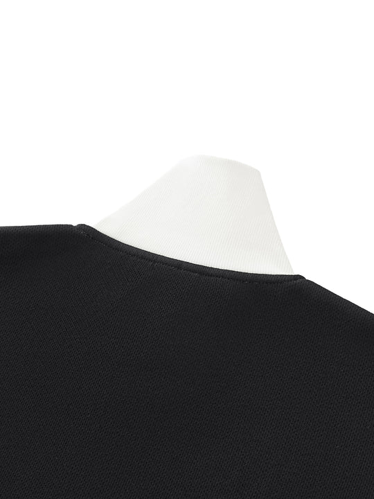 Quarter Waters Contrast Side Stripe Fleece Track Jacket