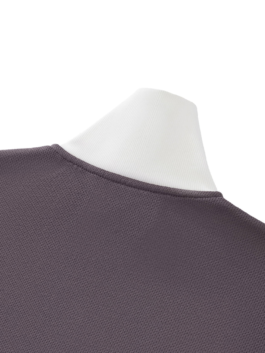 Quarter Waters Womens Contrast Side Stripe Fleece Cropped Track Jacket