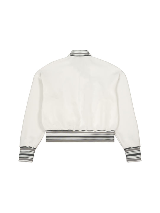 EL BRONX Bodega Dreams Striped Rib Collar Zip Jacket
