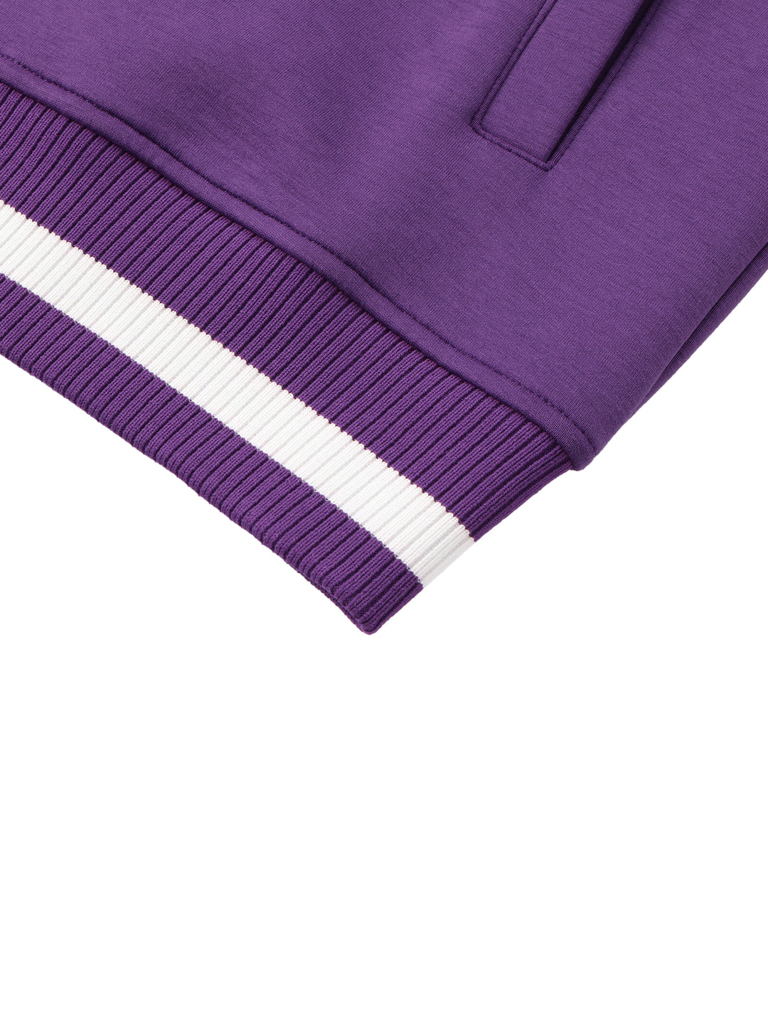 Bronx Native Classy Contrast Piping Zip Bomber Jacket