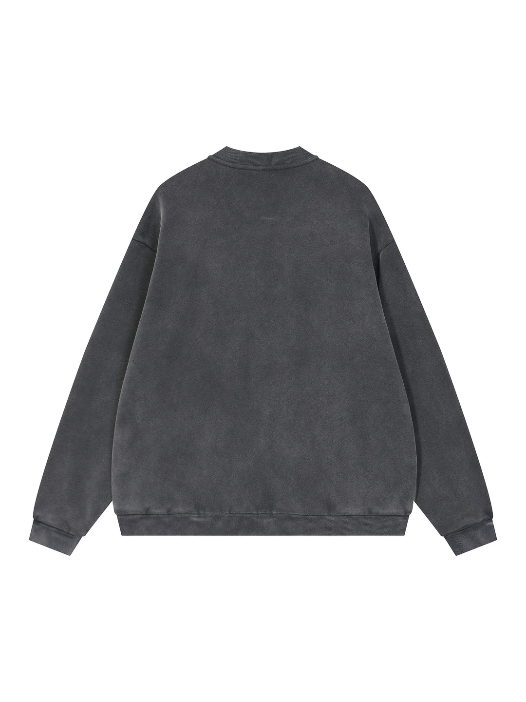 Vintage Washed Fleece Baseball Jacket